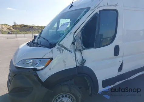 2024 Ram Promaster 2500 Tradesman High Roof 159 Wb W/Pass Seat from USA, damaged, VIN 3C6LRVDG6RE106892